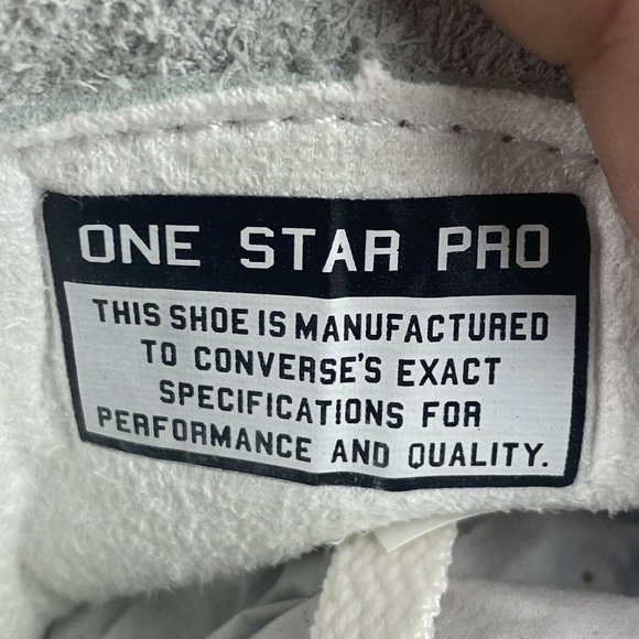 Converse x Alexis Sablone One Star Pro Ox Low Top White Mens - Picture 6 of 11